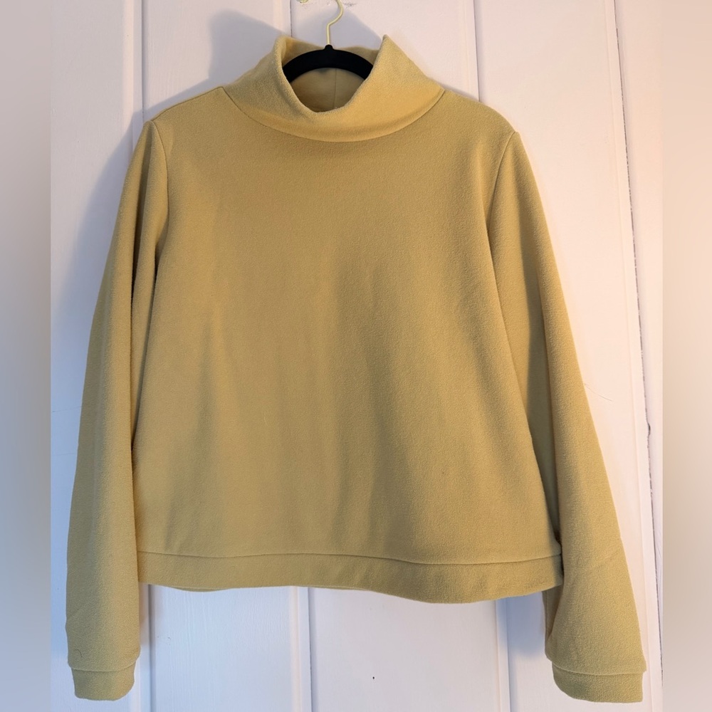 ASPEN Mustard Turtleneck Sweater SzMedium